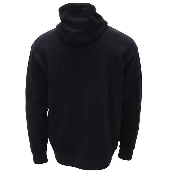 Full Zip Fleece Hoodie Mens Black 3X